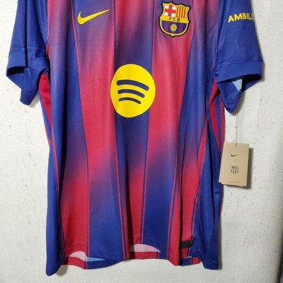 FC Barcelona Jersey Mens XL Blue Soccer Nike Dri Fit Pedri 8