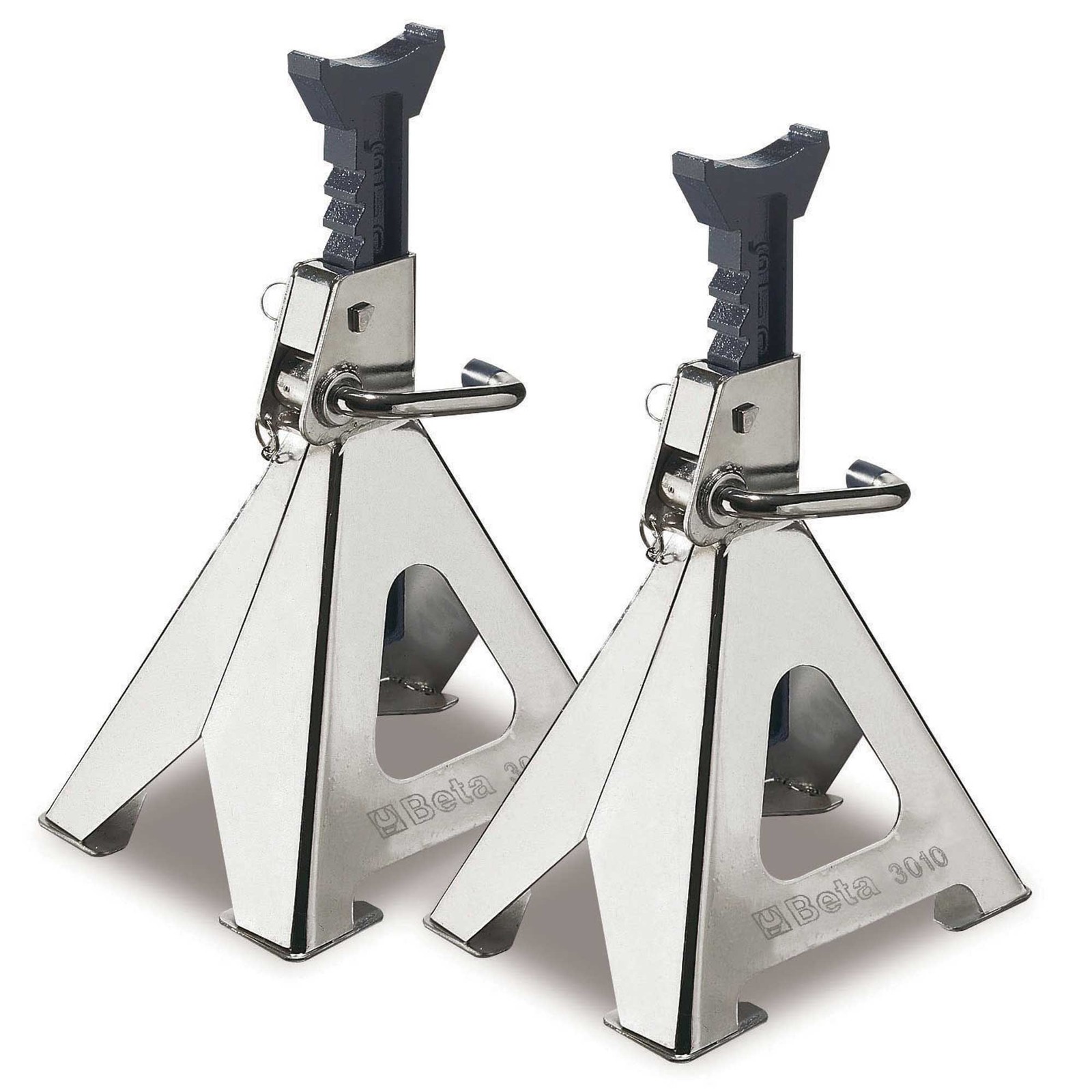 Beta Tools 2 Ton Steel Jack Stand / Axle Stand Yellow / Orange - Sold As Pair