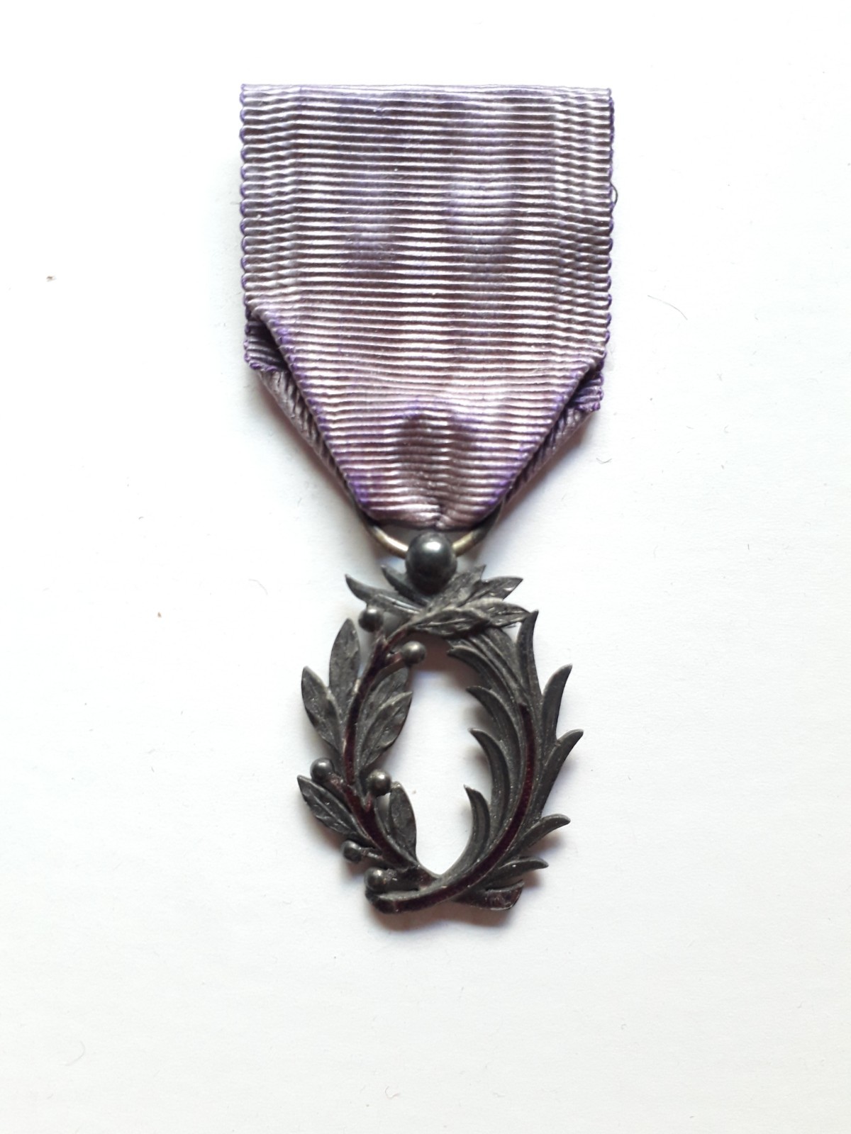 Medaglia Cavaliere di II classe Ordine Palme Accademiche Francia 1866-1955