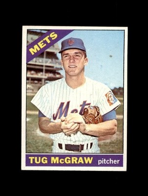 1966 Topps Baseball #124 Tug McGraw (Mets) NM