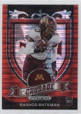 2021 Panini Prizm Draft Picks Crusade Red Pulsar Prizm Rashod Bateman #166 1kc1