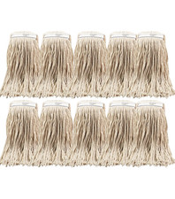 Pack of 10 Kentucky Mop Heads 16oz Cotton Industrial Commercial Cleaning