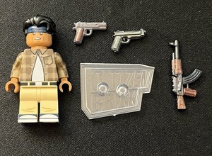 Official Citizen Brick Lego Lowrider Carpool Minifigure W/ Accessories