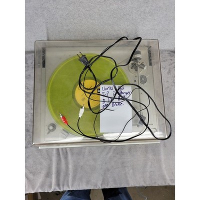 Dual CS 508 Vario Belt Drive Turntable Silver Made in Germany UIM Series AS-IS