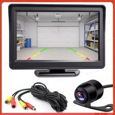 Car Rear View Backup Camera Reverse HD Parking Night Vision and 4.3" Monitor