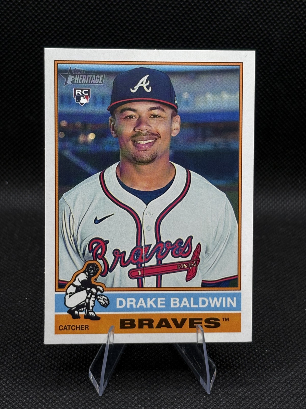 Drake Baldwin RC Rookie High Number 2025 Topps Heritage #561 Atlanta Braves