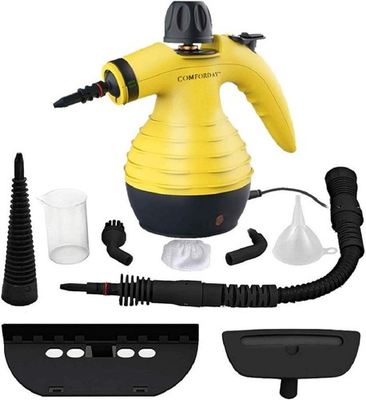 #ad #ad Multi Purpose Handheld Pressurized Steam Cleaner with 9 Piece Accessories $35.99