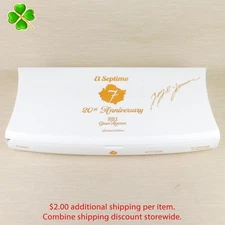 El Septimo 20th Anniversary Precious Toro Wood Cigar Box 16.25" x 7.5" x 2.25