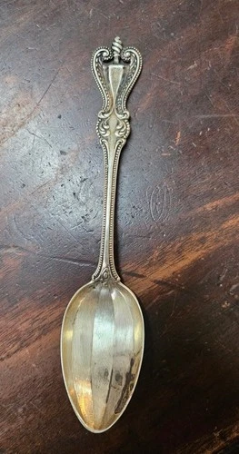 Antique  TOWLE Old Colonial Sterling Teaspoon 5 1/2"  Monogram "S"