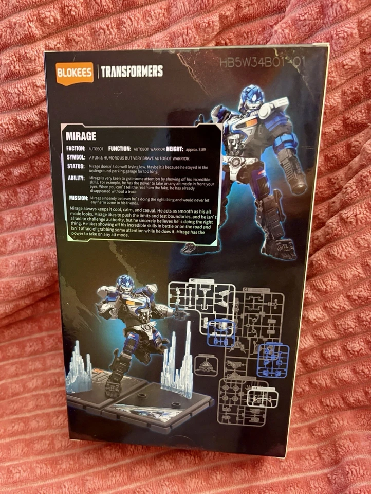 Transformers Mirage & Megatron Classic Class Model Kit Blokees Hasbro Eyes Glow! - Image 3 of 4