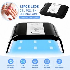 UV LED Nail Lamp Gel Polish Dryer Dual Wavelength for DIY Manicure Home Use
