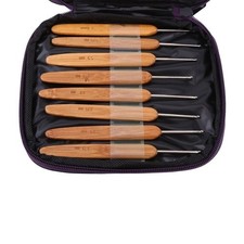 Bamboo Crochet Hooks Needles Knit Weave Craft Yarn Sewing Knitting Tools