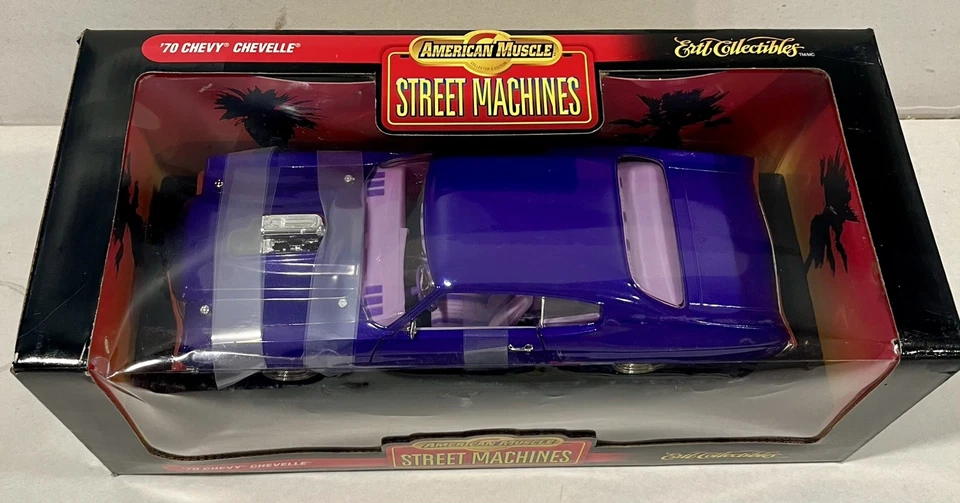 1970 CHEVELLE STREET MACHINE DIECAST.  ERTL AMERICAN MUSCLE 1.18 - Image 2 of 4