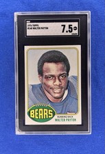 Walter Payton 1976 Topps  RC #148 Chicago Bears HOF SGC 7.5** Slab Clipped**