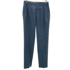 Used VINTAGE 60s 70s Vintage Talon Zip Slacks pants blue Men's