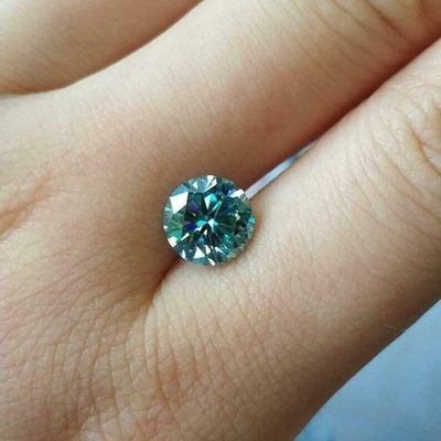 #ad 4 CT Natural Green Diamond Round Cut 10.50mm VVS1 D Color Certified Stone. $60.00