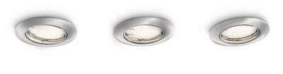 Einbaustrahler 3er Set Venza Einbauset Einbauspot 59743-17-10 - Bild 1 von 2