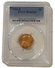 1954-D Lincoln Wheat Cent Penny PCGS MS 66 RD  0963