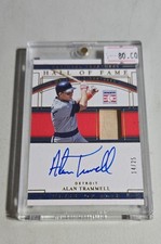 2020 Panini National Treasures - Hall of Fame Material Signatures Alan Trammell