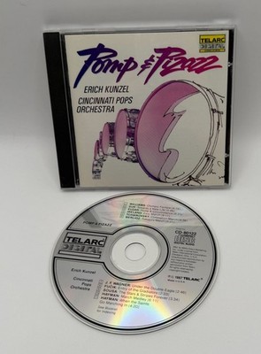 Erich Kunzel Pomp & Pizazz CD Cincinnati Pops Orchestra Telarc Classical Music