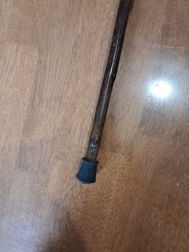 handmade vintage wooden walking stick 93cm, - Picture 2 of 12