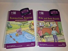 LeapFrog Schoolhouse Phonemic Awareness PreK - 1 Book Cartridge LOT of 2
