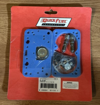 NEW HOLLEY QUICK FUEL SERVICE PACK REBUILD KIT,NON-STICK, 3-210 MODELS