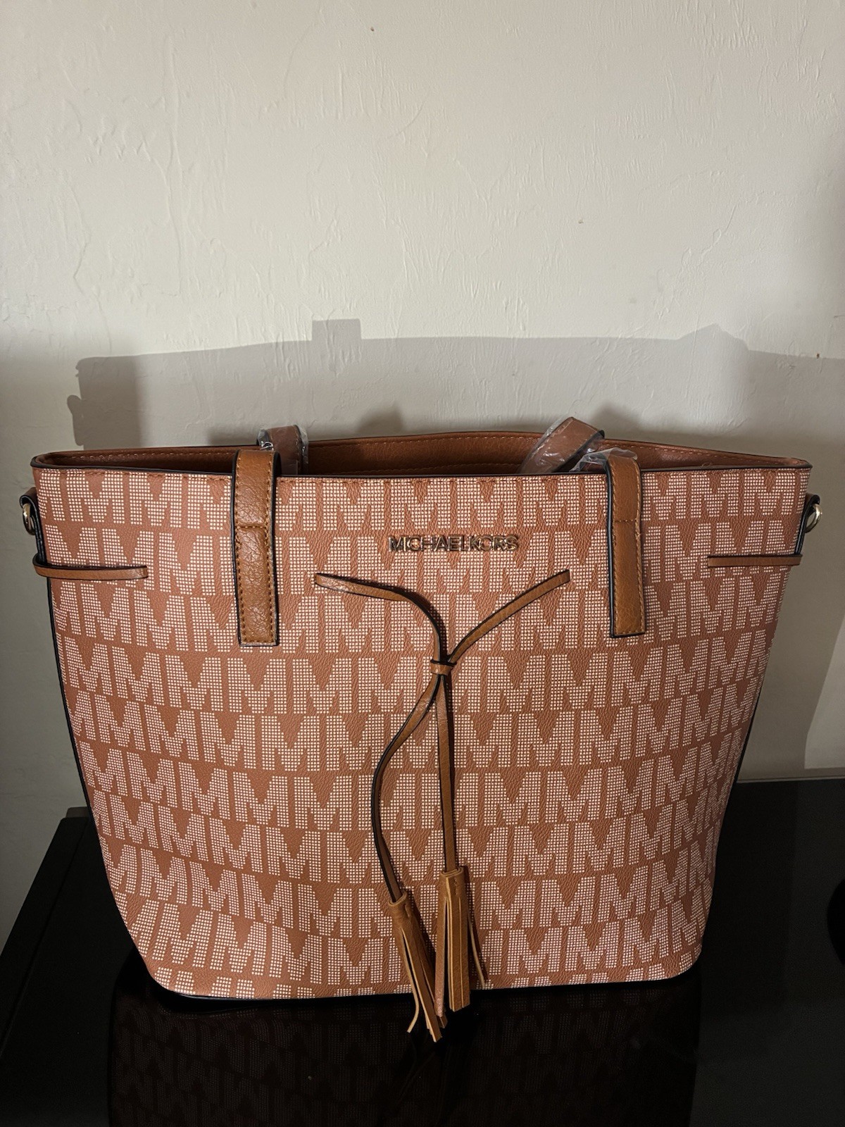 Mujer Bebé Bolso de Mano Bolso de Hombro Color Marrón Camel Nuevo con Etiquetas
