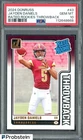 2024 Donruss Rated Rookies Throwback #43 Jayden Daniels Commanders RC PSA 10
