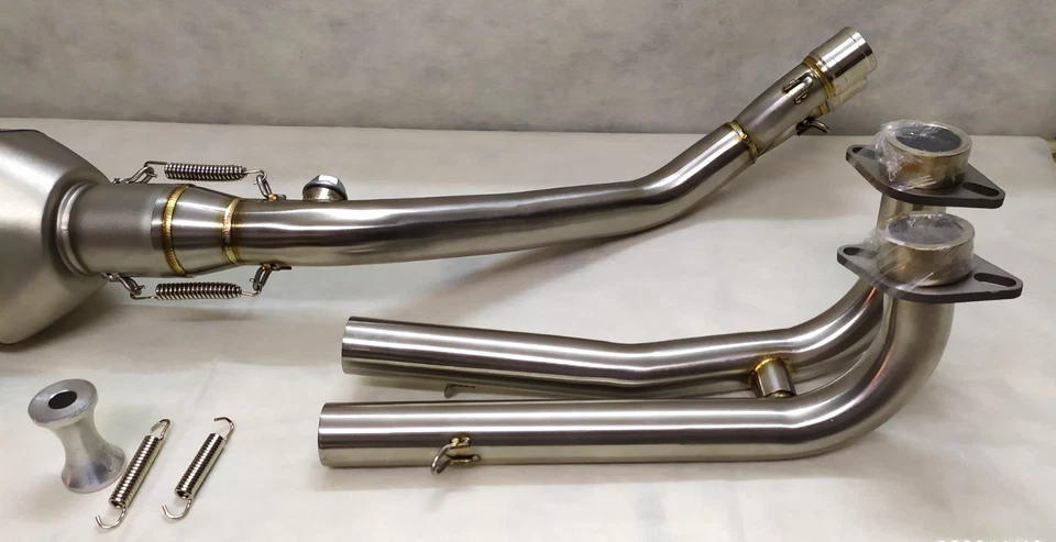 MARMITTA SPORTIVA TMAX YAMAHA 500-530 COMPLETA DI COLLETTORI TERMINALE DB-KILLER - Immagine 4 di 4