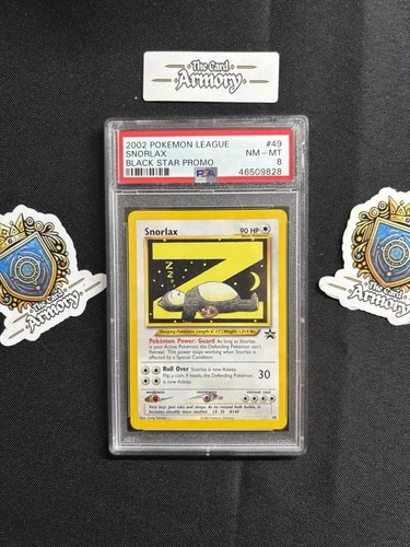 Snorlax 49/53 Wotc Promo PSA 8