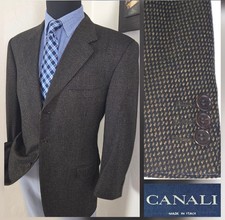 Canali Tweed Blazer 42R Wool Cashmere Sport Jacket Made In Italy Mens (EU 52R)