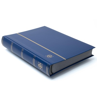Lighthouse    Basic  Hard Cover Stockbook for Stamps - 64 Black Cardstock A4 ...