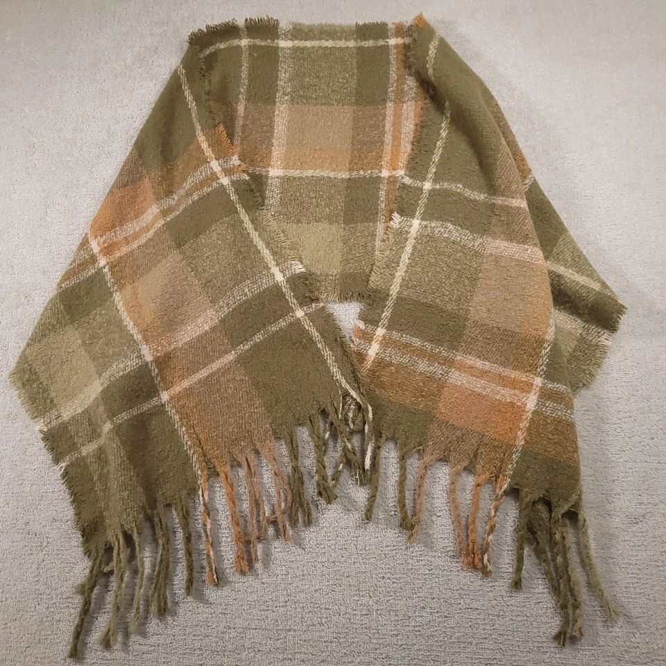 Steve Madden Bufanda Mujer Talla Única Flecos a Cuadros Suave Acogedor Otoño Chal Envoltura Foto 2 de 4