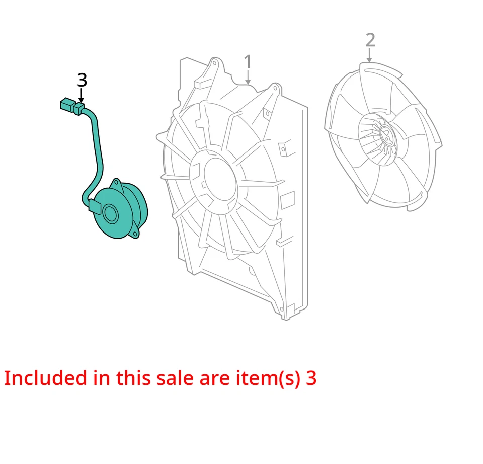 Se adapta a 2022 2023 2024 ACURA MDX 3,5 L motor condensador refrigeración motor ventilador conjunto OEM Foto 4 de 4