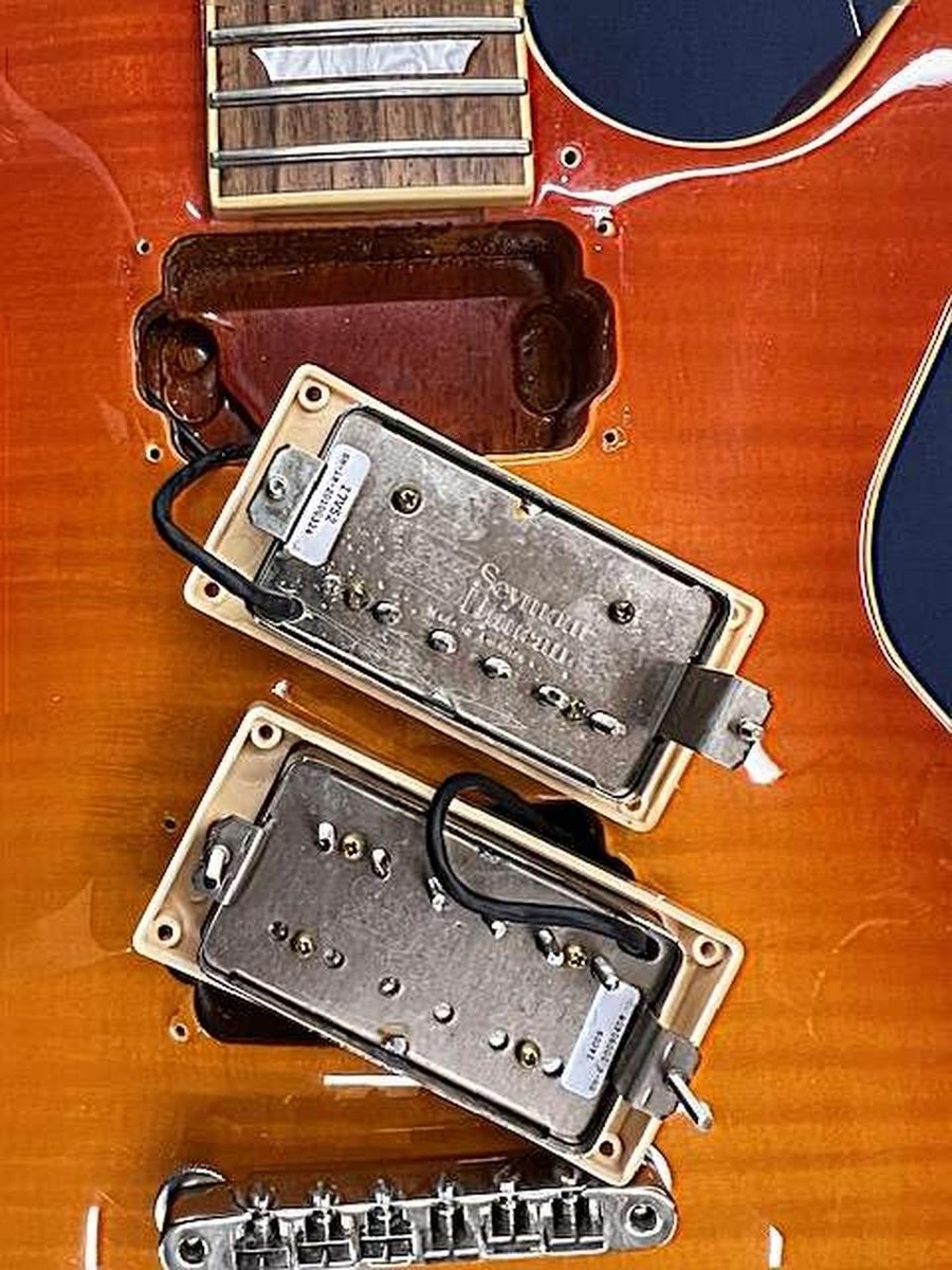Edwards by ESP Les Paul Standard Guitar E-LP-85SD Sunburst Seymour