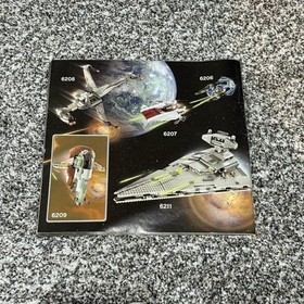 LEGO Star Wars Jabba's Sail Barge 6210 Manual Some Minifigures