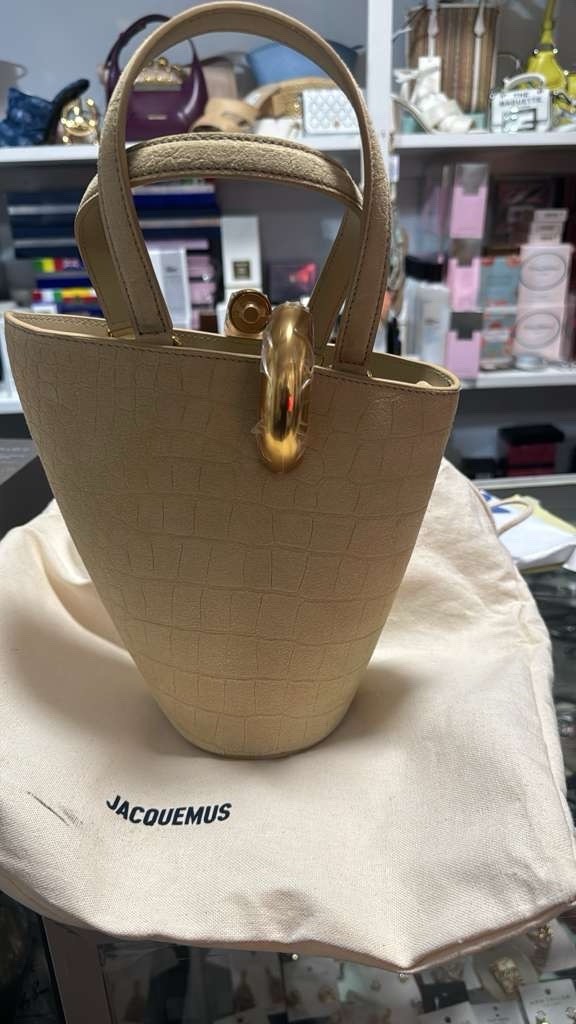JACQUEMUS LE PETIT BAMBOLA BAG BEIGE Retail $1350 image 2