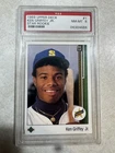 Ken Griffey Jr 1989 Upper Deck #1 Star Rookie RC - PSA 8