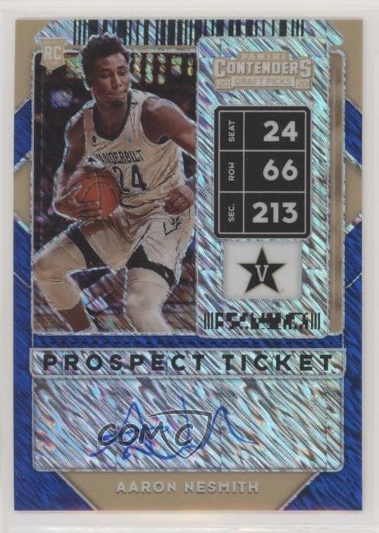 2020-21 Panini Contenders Draft Picks 12/15 Aaron Nesmith #74 Rookie Auto RC ow1