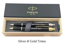 Engraved Parker Pen Gift – Custom Pen for Teacher Dad Son Groomsmen Graduation