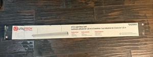 UTILITECH 4 ft. 2-Light Fluorescent Hanging Shop Light White Finish- New in box