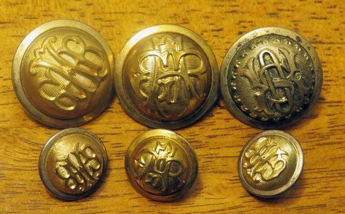 GAR (GRAND ARMY OF THE REPUBLIC) UNIFORM BUTTONS – 6pc SET – SCOVILL