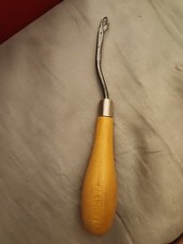 Vintage Readicut Latch Hook Tool for Rugs Wood Handle Made in England