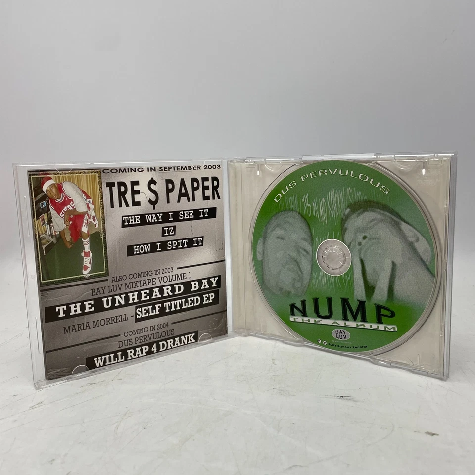 Nump The Album Dus Pervulous CD Album OG US 2003 Edition VG+/VG+ HipHop Foto 3 de 3