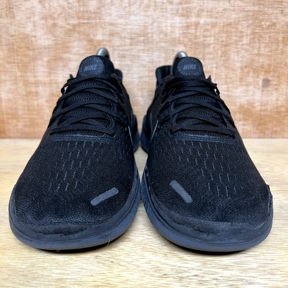 Nike Free RN Triple Black Running Shoes Sneakers 942836 002 Men Size 8