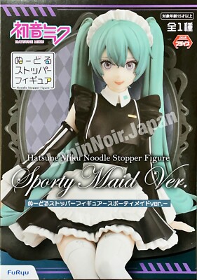 Hatsune Miku Figure Sporty Maid ver Gothic Lolita Noodle Stopper