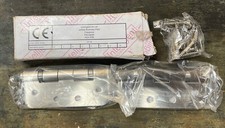 Inteligentne okucia 100 mm satynowa stal nierdzewna 2 zawiasy łożyska kulkowego 1 para