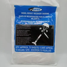 2274 Estes Model Rocket Recovery Wadding