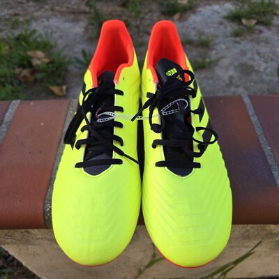 ⭐️adidas Predator 18.4 ブラック/オレンジ Adidas Predator 18.4 Men's Soccer Cleats Yellow Orange Black